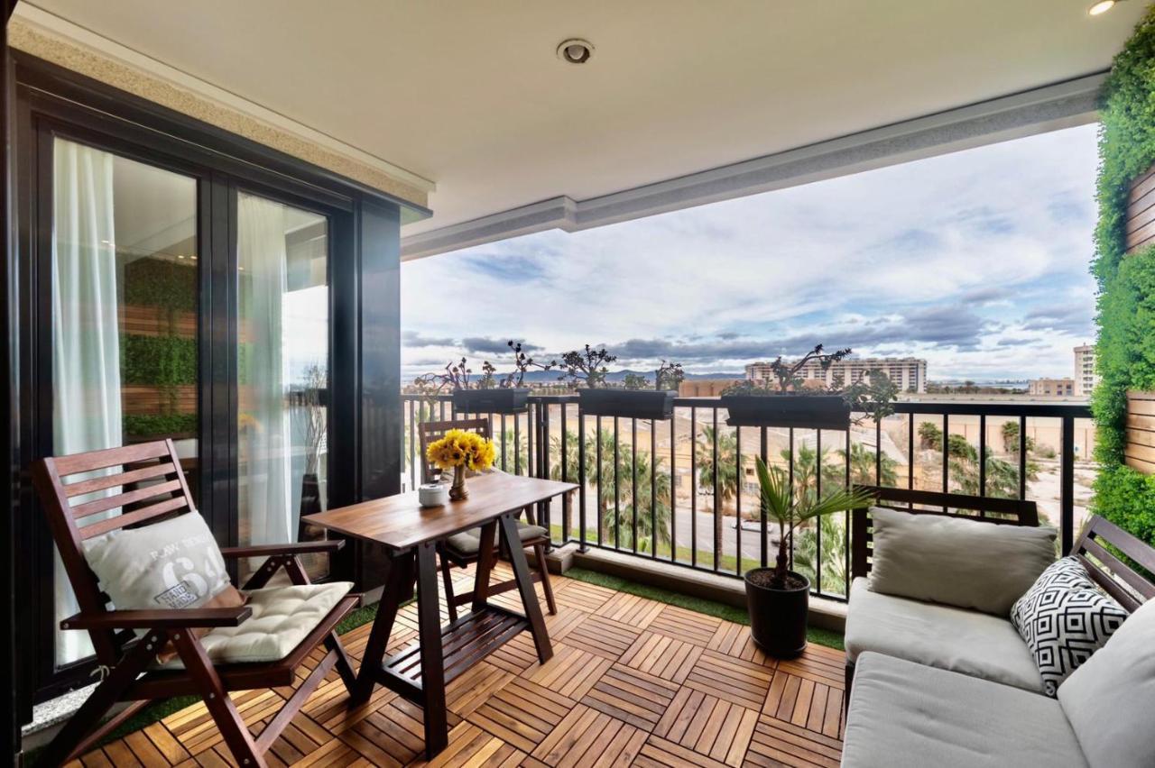 Marin Beach Apartments Patacona Valenza Esterno foto